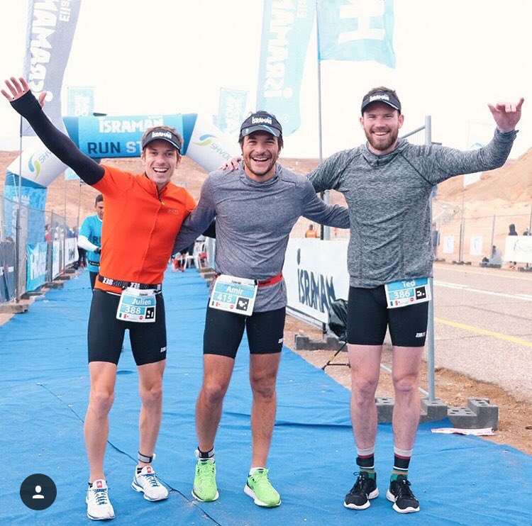 ChrysBou8's tweet photo. Nos héros du jour 💪💪💪🏊♂️🚲🏃🏻♂️ #israman2018 @Amir_Off @jubdrums et Teddy
Toute mes félicitations les garçons
Photos 📸 #instagram d’Amir 🙏😍 https://t.co/jN3bWtIPlz