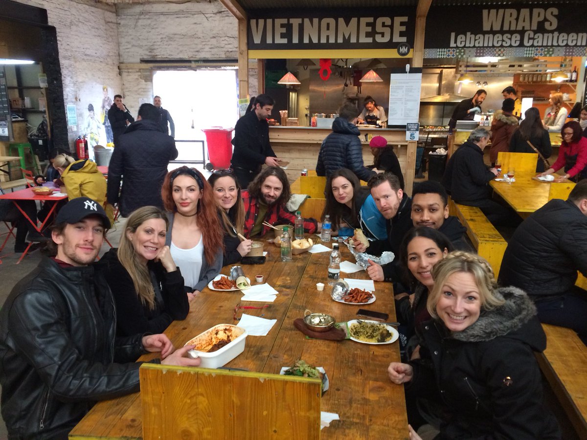 Last day in the studio so some of us went to the food market! YUM! KB x <a href="/skyabovetheroof/">MARMITE ON TOAST</a>