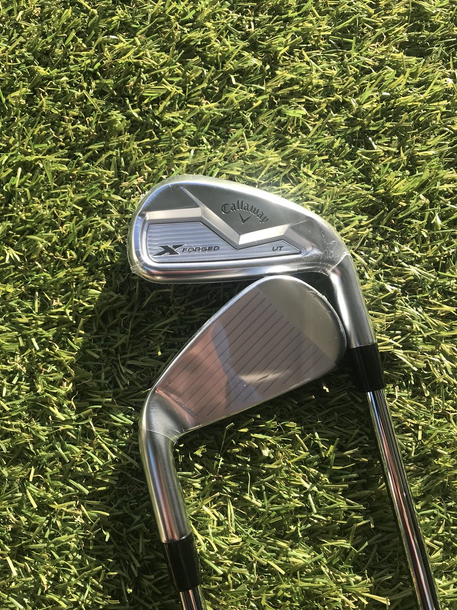 Popular driving iron <a href="/CallawayGolf/">Callaway Golf</a> X Forged UT in stock. Loft options 18, 21 and 24 - custom options also available #callaway #callawaygolf #drivingiron #lovegolf