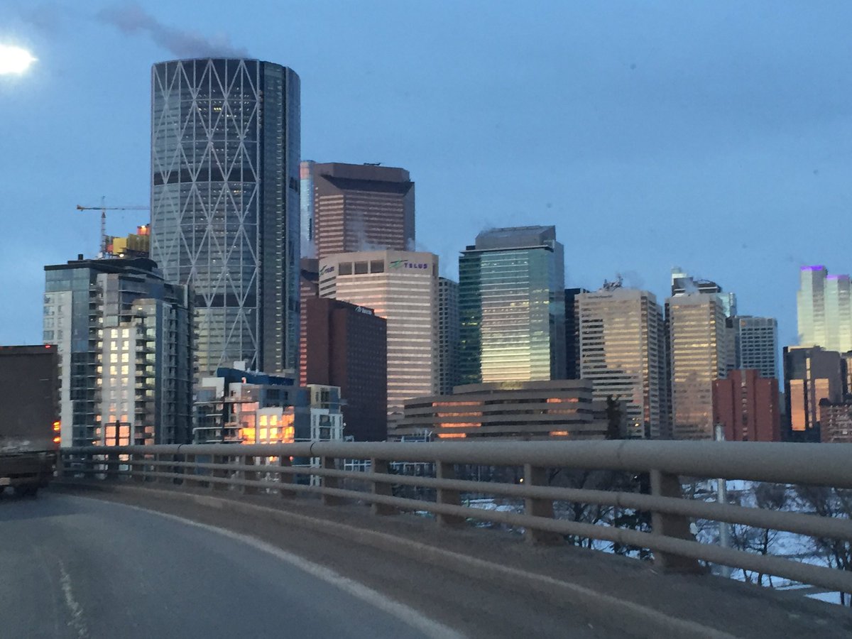 DrMarlee's tweet photo. We're on our way! Loving the view on the drive in. Almost there, very excited for #SMByyc96 this morning! Pumped to be back @coworkyyc with @CoryG90 &amp; @rebeccagarden3 https://t.co/LE2zn9Zurk