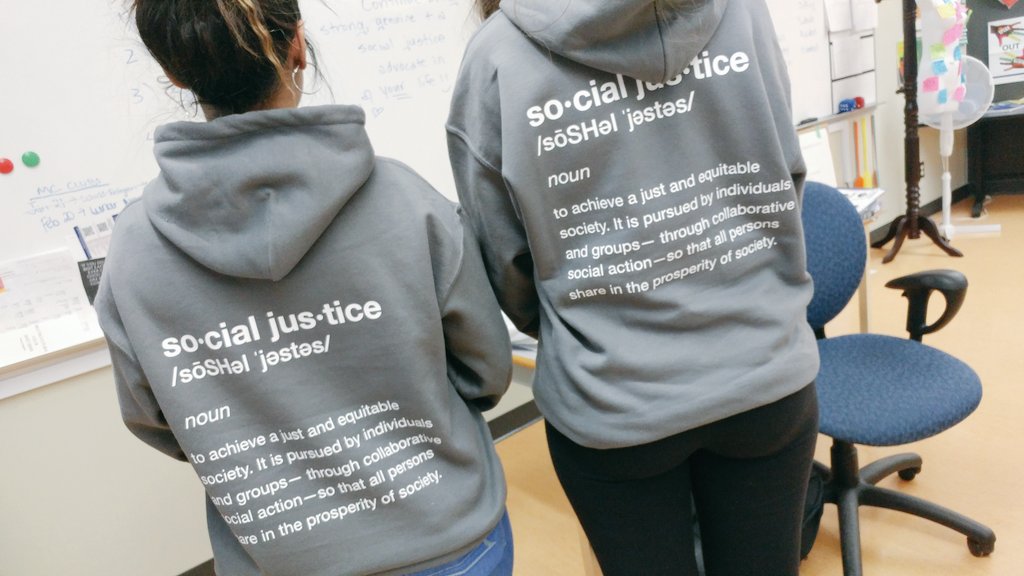 amikambo's tweet photo. Social Justice: "to achieve a just and equitable society. It is pursued by individuals & groups through collaborative social action so that all persons share in the prosperity of society" #GlobalGoals #designedbystudents.#fhlearn #sd36learn #SocialJustice https://t.co/9Or1vpnsiO