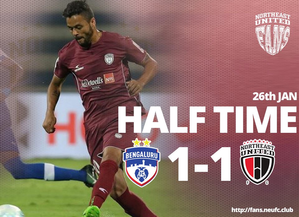 NEUFCFans's tweet photo. HALF TIME 1-1 #Highlanders  #8States1United #BENNEU #NEUFC #NEUFCFANS https://t.co/59YQaC0ZNm