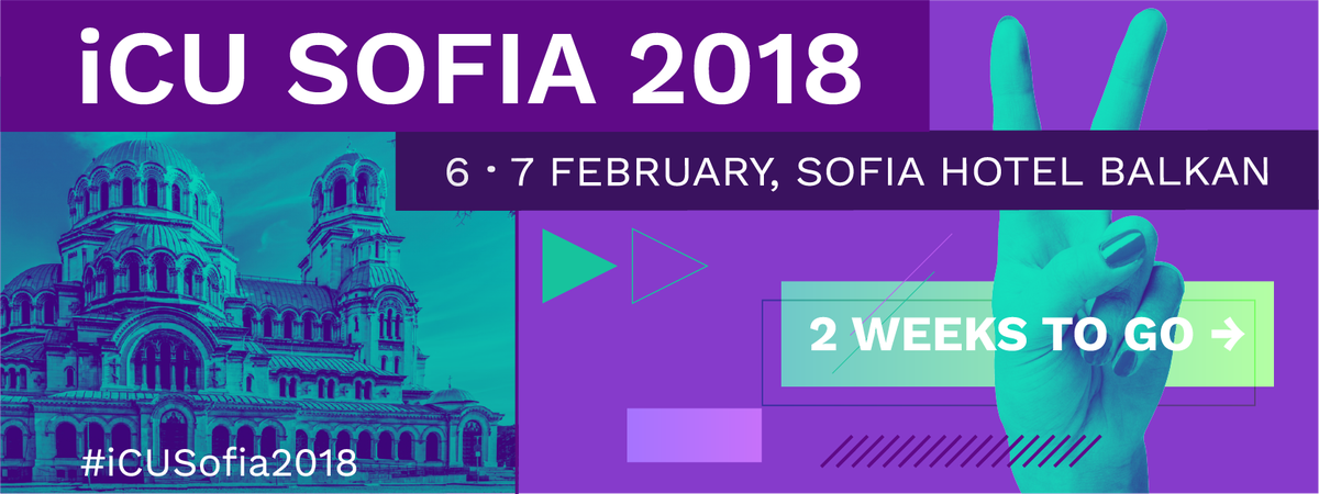 UNIFICOM's tweet photo. 2 Weeks till #iCUSofia2018 #Sofia #Telecoms #OTT #DataCenter #Security #Cloud ... see you there! @iCUevent https://t.co/AGOfUWjVIk