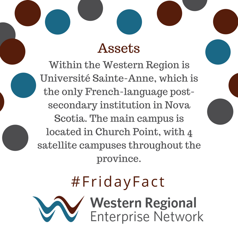 And one of those satellite campuses is in Tusket, which is also in the Western Region!