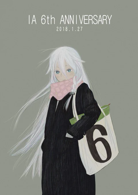 ボカロは石風呂さんとかが好きなので、ミクよりもIAのほうが好みです。6周年記念。#IA誕生祭 