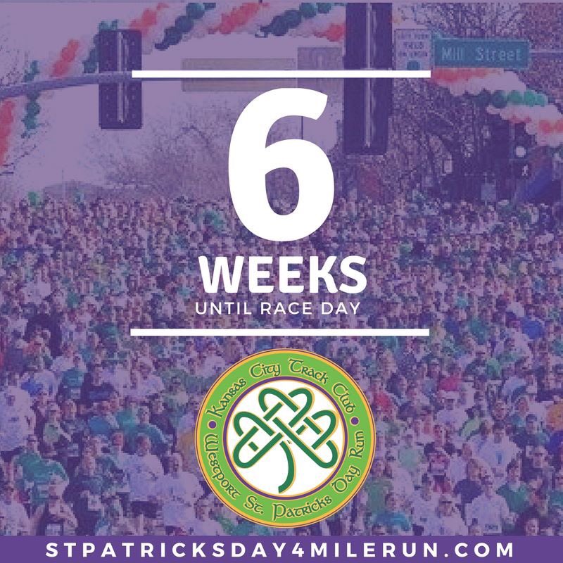 kctcrunner's tweet photo. 6 weeks to go! https://t.co/CF3Pr3E2FG
#stpats4milerun #stpatsdayrun #run #running #runners #runKC #raceKC #KCrunning #KCrunners #westport #runchat #runtoeat #runforfun #boysandgirlsclub #familyfriendly #KCTCrunner #KCTrackClub @Westport_KC @RacedayEventsKC https://t.co/BgocEZIcGw