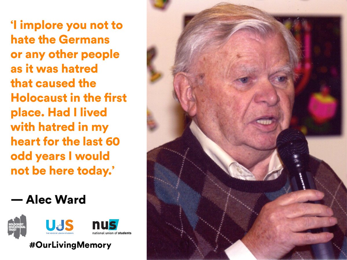 UJS_UK's tweet photo. Alec Ward was born Abram Warszaw in Parysow, Poland and lived in the village of Magnuszew. He survived two ghettos, three slave labour camps and two concentration camps. He was liberated from Mauthausen by the Americans on 5th May 1945. #OurLivingMemory @nusuk @HolocaustUK https://t.co/RDGXo7obup