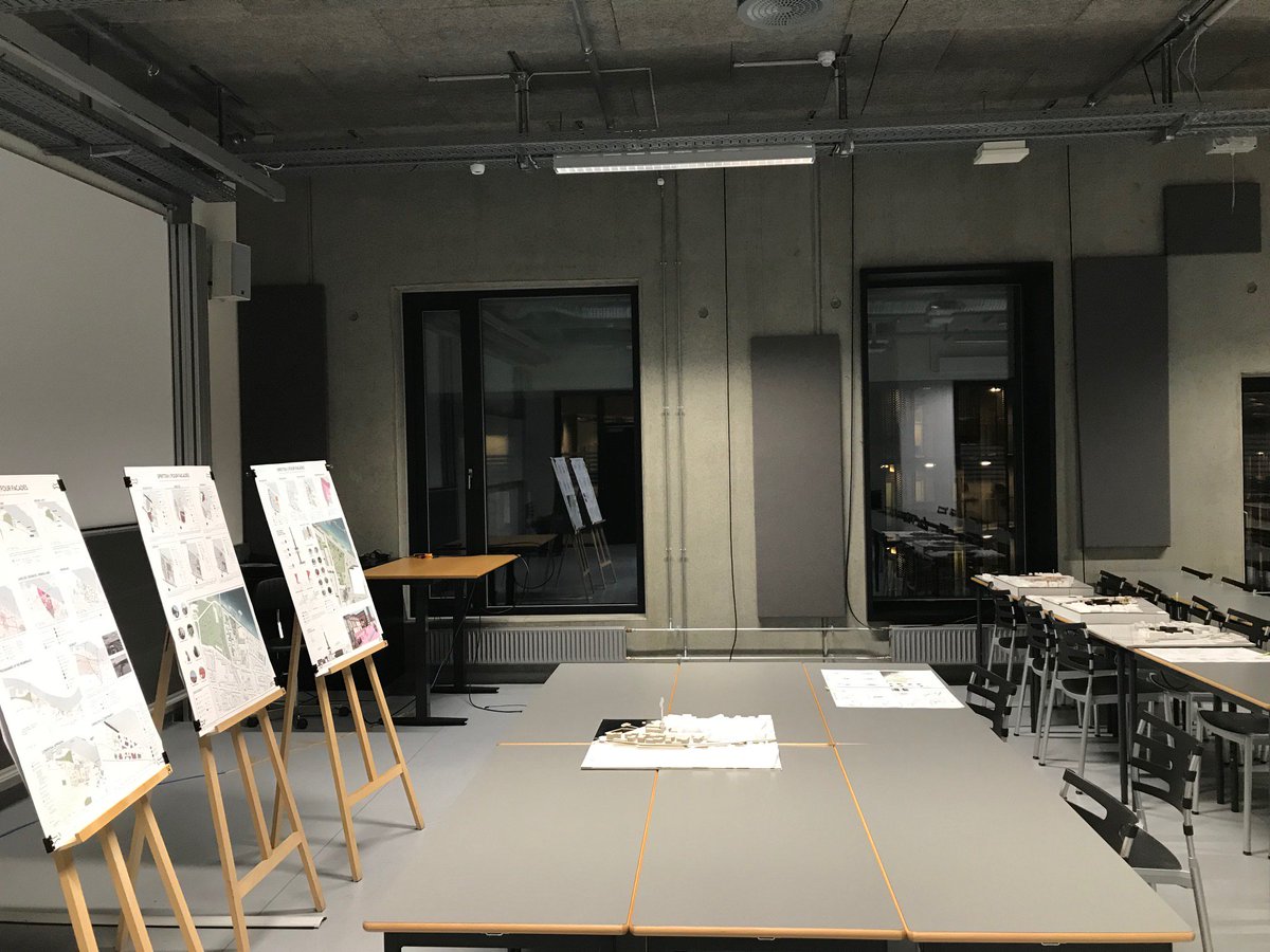 DrMicMartin's tweet photo. The stage was set, models were waiting in the wings, the sun shone and my MSc Urban Design students thrived!! Some truly excellent masterplans for #Spritten to rival @BIGstertweets's #CloudCity!! #AalborgUniversity #UrbanDesign https://t.co/SSmPnpPPhA