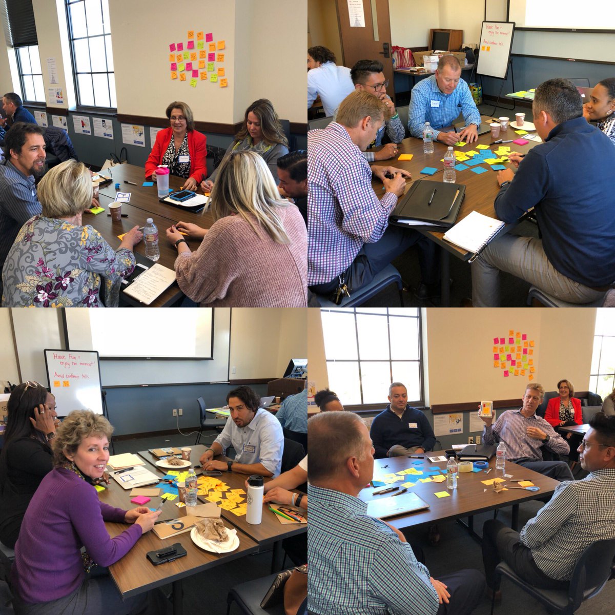 JadeMohrWhite's tweet photo. Great energy, thoughtfulness and reflection from day one of #SchoolretoolSD #schoolretool very excited to collaborate with and see what these amazing educators come up with over the next few months! @MrStrong3rd @datraut https://t.co/kUeCG3UmTc
