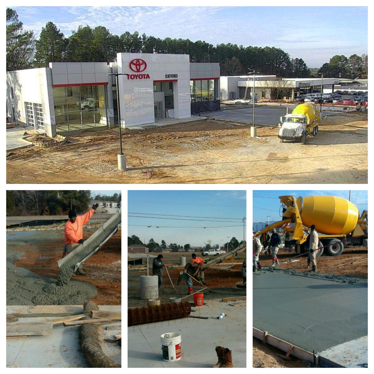 Metro_GC's tweet photo. Great weather in Oxford — time to place some concrete. https://t.co/WIzuCEpzgA