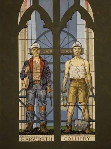 Image result for harworth miners window