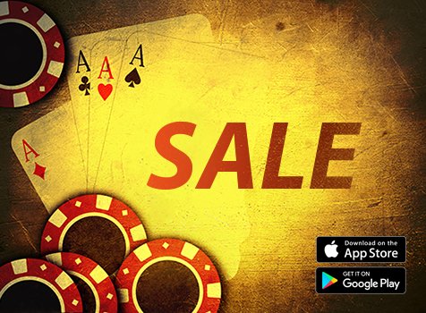 playwpc's tweet photo. SALE in #WorldPokerClub: TWO DAYS chips &amp; coins HALF PRICE! ✄
Play #poker ➡ https://t.co/QzXARmVWDn ♠ https://t.co/P7wFXLiUJ8