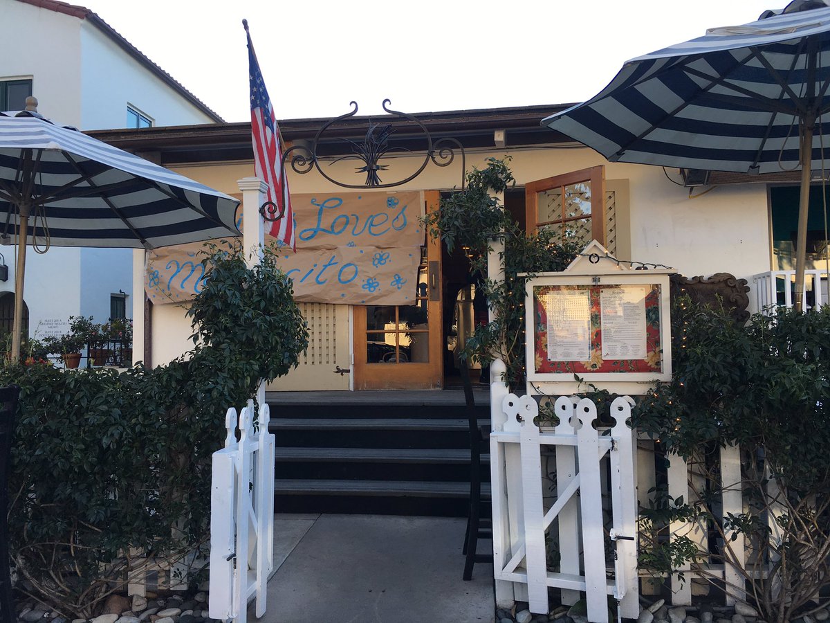 COMFORT ! - Montecito / Santa Barbara residents get FREE breakfast treats from Jeannine's on Coast Village Road to help recover from the recent disaster.