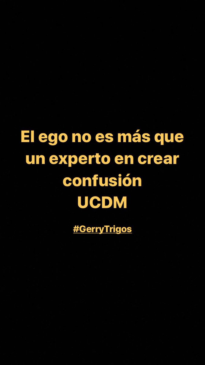 gtabdala's tweet photo. Como maestro, pues el ego está completamente confundido y solo causa confusión.
Qué razón puede haber para elegir semejante maestro?
UCDM .
#SabiduriaSanta
#TeamOfLife #Coach #Mmk
#GerryTrigos https://t.co/GoWhnUUaEq