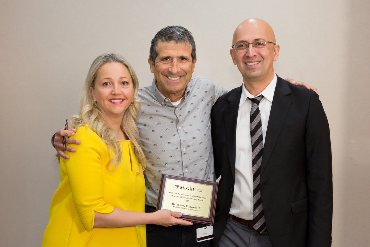 McGillMed's tweet photo. Congratulations to Dr. Thierry Benaroch, the inaugural recipient of the Office of Postgraduate Medical Education Program Director Leadership Award! https://t.co/OunZFJhd9q @HopitalChildren https://t.co/hrz9x6x2h5