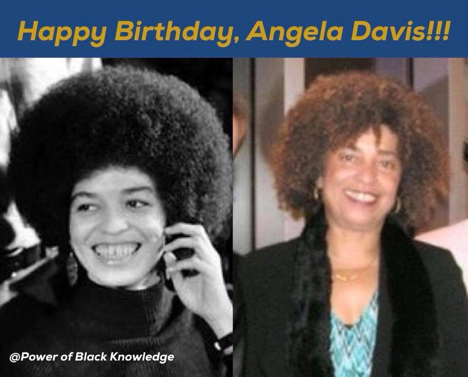 Happy Birthday to professor and activist Angela Davis!!!  