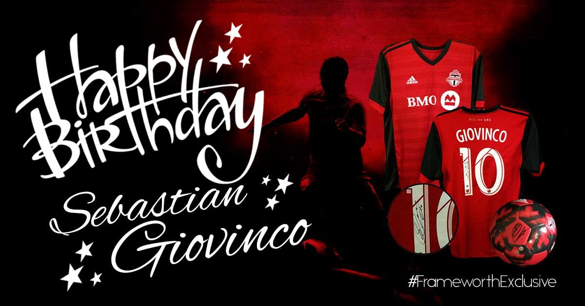 Happy birthday to one of our newest Frameworth Exclusive athletes Sebastian Giovinco! 