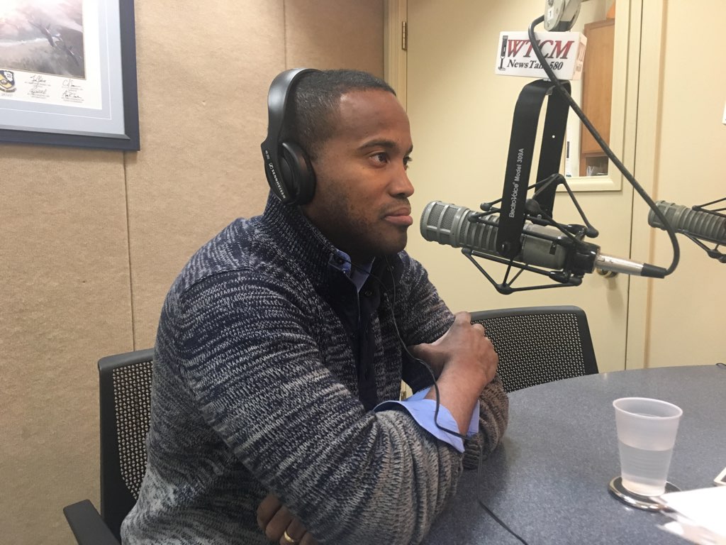 JohnJamesMI's tweet photo. "@SenStabenow not only didn't support tax reform, but she said it wouldn't benefit working families or small businesses. She's simply too out of touch to understand how tax reform is benefiting real Michiganders." -  John James w/ Ron Jolly on @WTCMRadio 📻🇺🇸 #LetsFly #MISen https://t.co/a8FhVORfeA