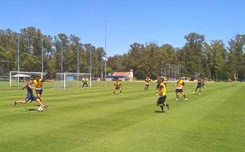 Rodaje para los suplentes ante Flandria