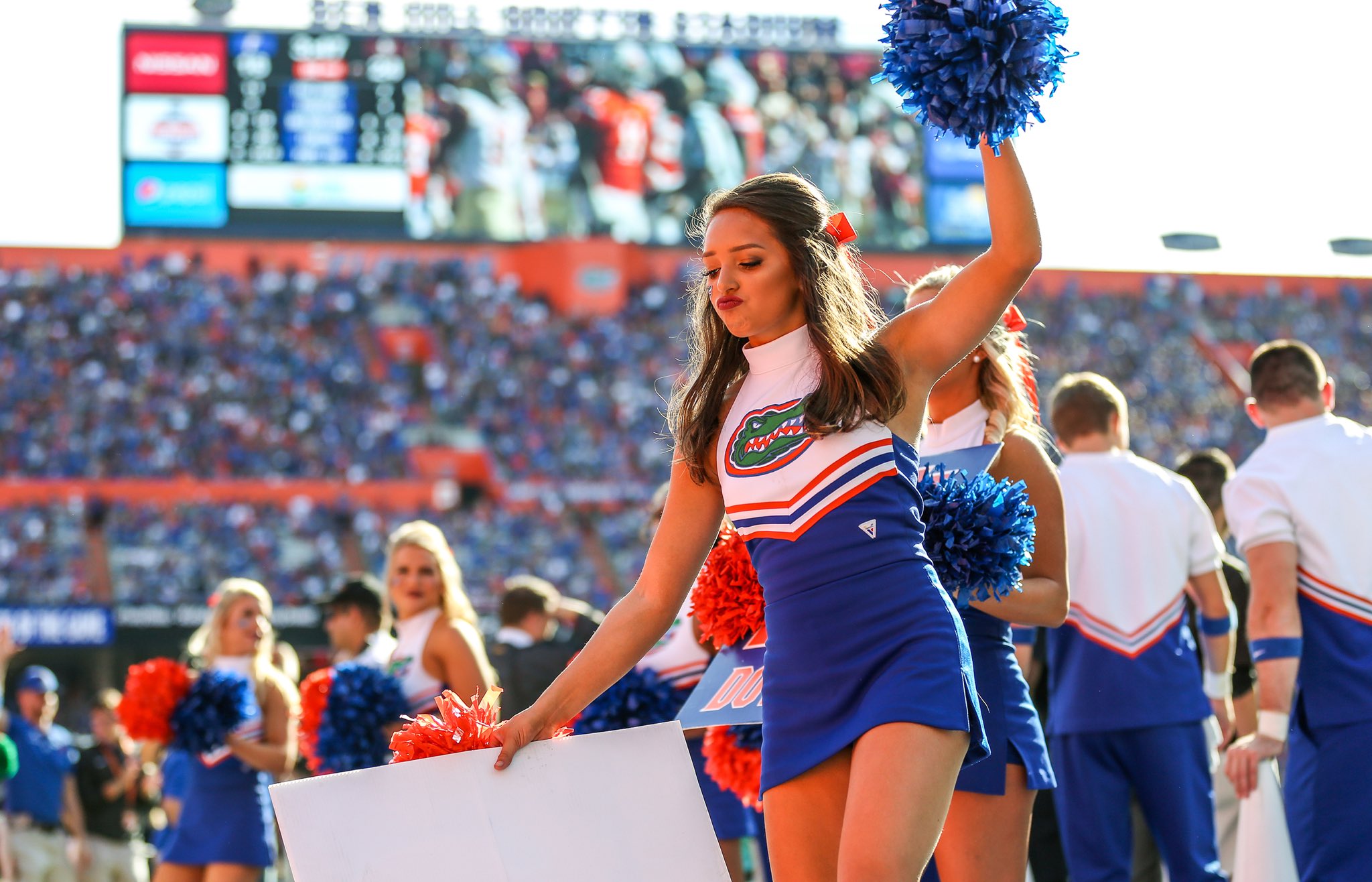 UF Cheerleading on Twitter "At the GatorsGym meet tonight liiiiike