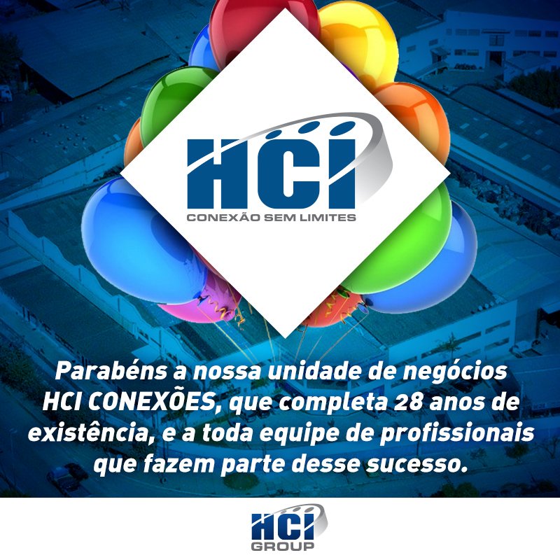 Grupo_HCI's tweet photo. Hoje é um dia especial!
Dia de agradecer e celebrar os 28 anos da HCI Conexões.
Obrigada a todos que fazem parte dessa história.
#hciconexoes #flanges #pipes #fittings #tubos #conexoesindustriais #hcigroup #confiançaparaoseunegocio https://t.co/1RzZsA9EFx