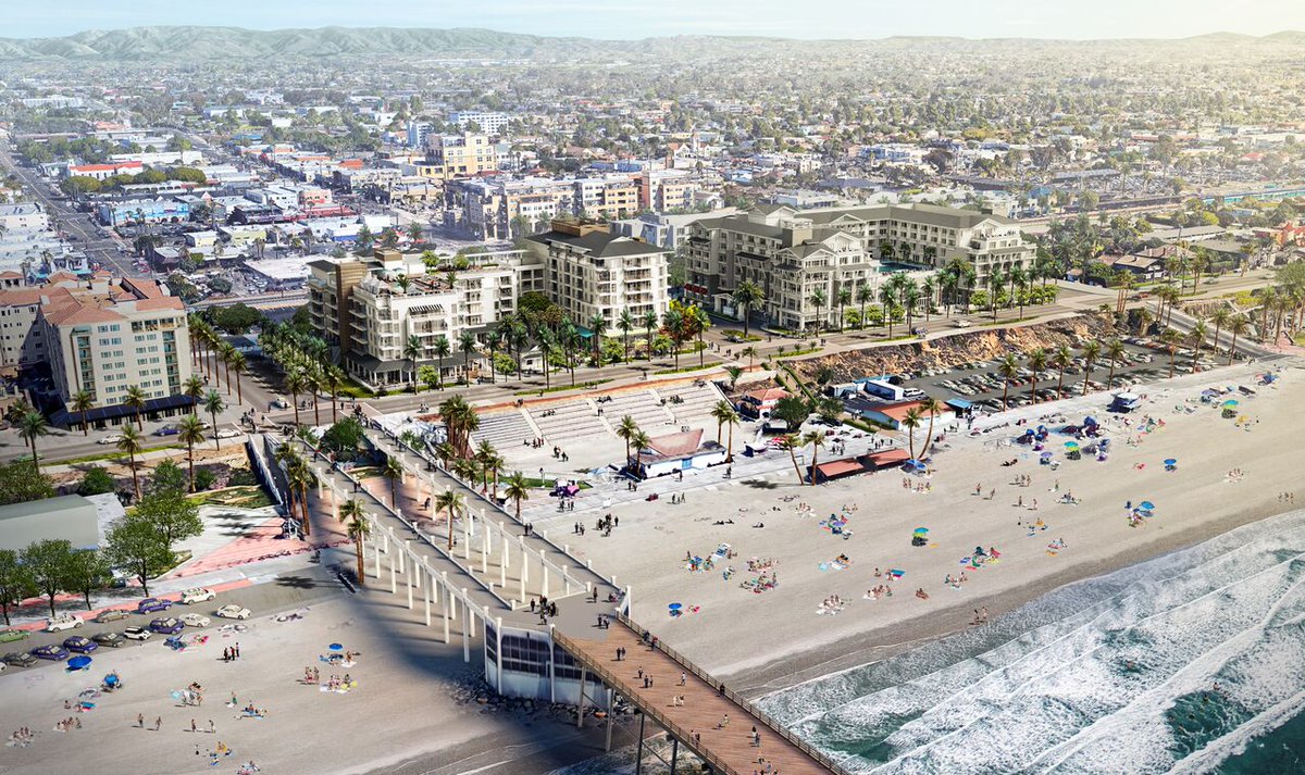 After more than a decade, Oceanside is finally getting beachfront resort hotels. Story in SD Business Journal.