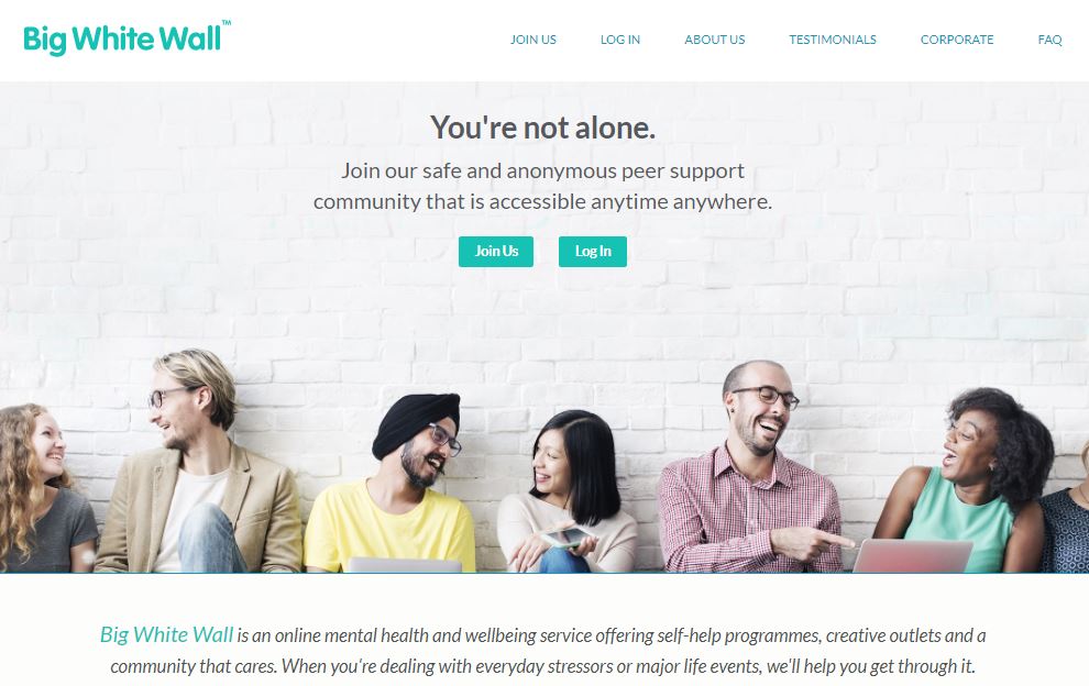 wearehealthily's tweet photo. 67% of @BigWhiteWall1 users report improved wellbeing from using the service, such as reduced isolation, improving coping skills and improved emotional health. Find them in our OneStop Health™ section today #YourMD #BigWhiteWall #StayHealthyStayHappy #Health4All https://t.co/lHWd2QWjDx