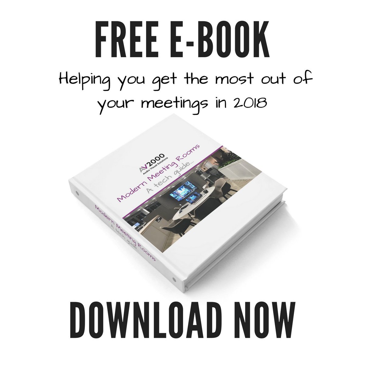 AV2000_UK's tweet photo. Is #technology in meeting rooms the bane of your life? Download our FREE #ebook to see how we can help you. #DigitalWorkspace #DigitalOffice #Bizitalk #Freebie #FreeDownload https://t.co/5eE22kAuuW