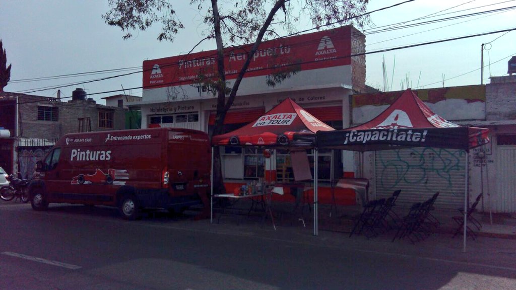 AxaltaLATAM's tweet photo. ¡Hoy estamos en #Nezahualcóyotl con el #AxaltaEnTour para llevar capacitación sobre nuestra línea de #RepintadoAutomotriz #Imlar!
🚗🚘📝 https://t.co/exHKmuSTEW