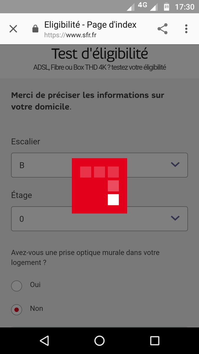 ba_tix's tweet photo. quand on fait un test d'éligibilité chez @SFR et que le truc tourne en rond depuis 5 minutes. comme une envie d'aller voir ailleurs #marchepas https://t.co/Wjin3DmwOB