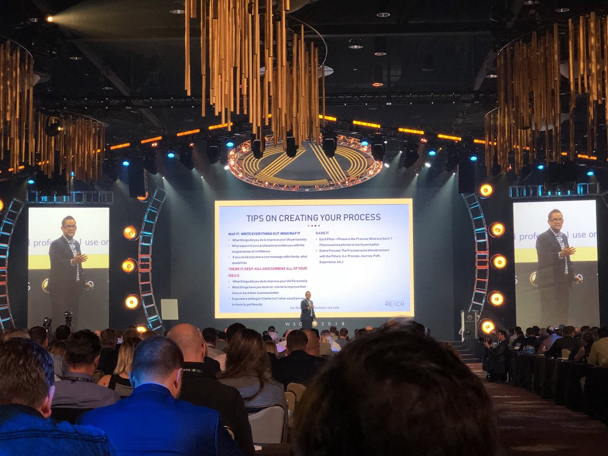 Brad_Johnson's tweet photo. My man Pete Vargas killing it on stage right now @advancereach #wsos2018 #advisorsexcel https://t.co/F1C6Zp0XTL