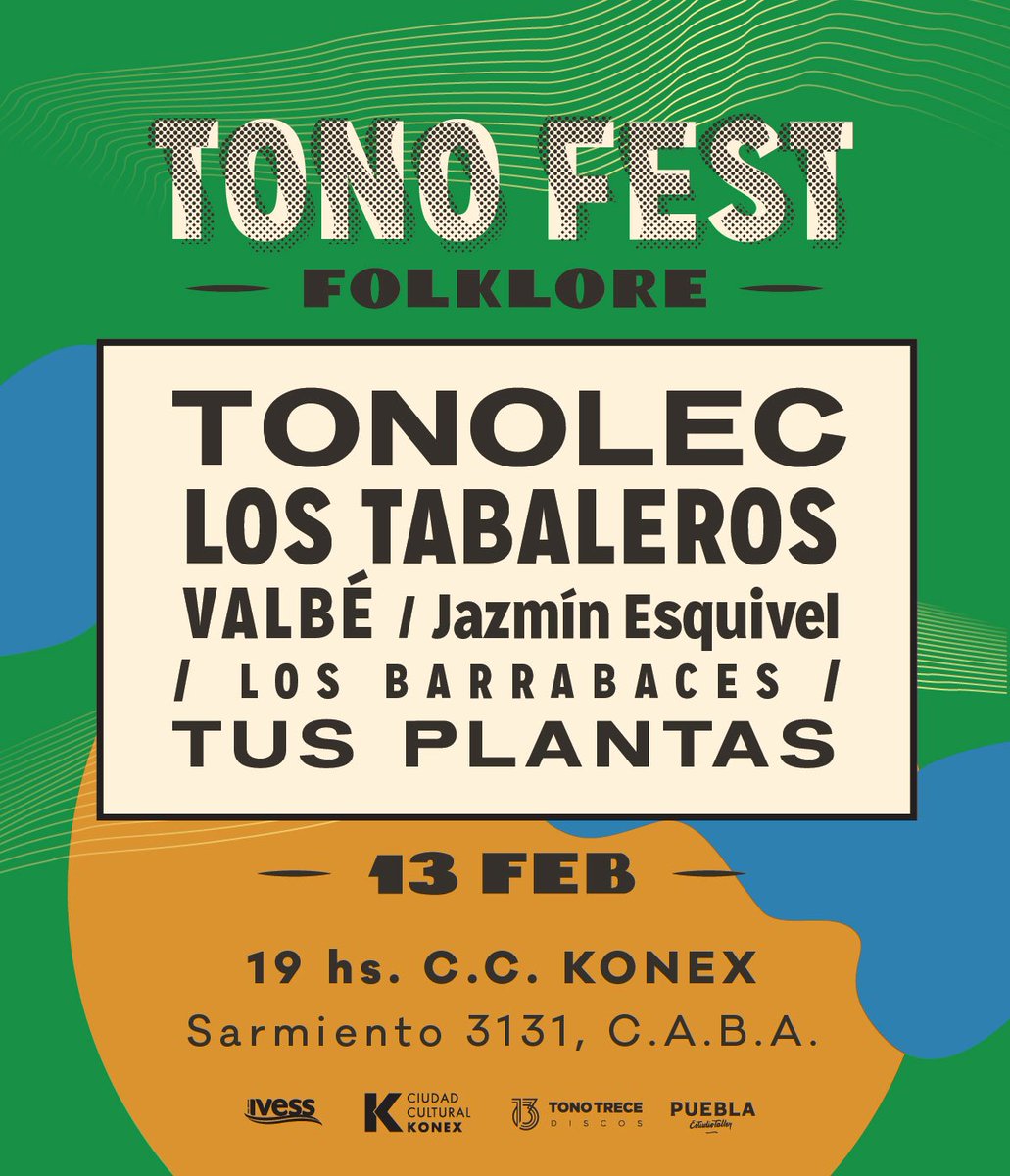 Tono13ar's tweet photo. Esto sí va a ser una #fiesta 🎉 13/02, y no somos supersticiosos en @CCKonex. Bandas en vivo💫🎶+ Stands 👕 @Bylaconejachina #PerezyPunto #Panambí + Expo 🎨 @DrKurnicopia y @fedeilustrador 🔜 https://t.co/fJ2fRCE9mm https://t.co/vz5FRKqoLW