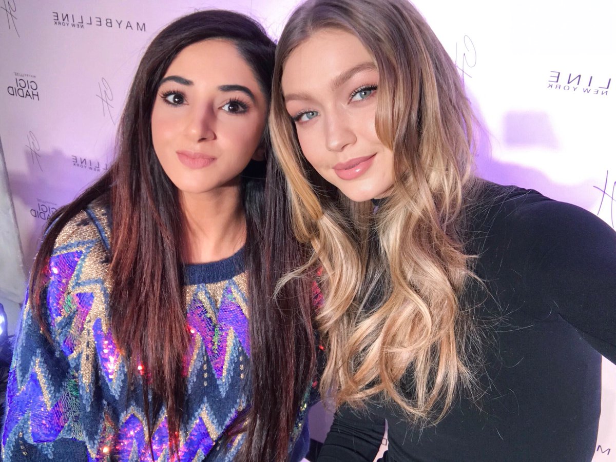 I’ve always loved her sense of style &amp; makeup, &amp; meeting <a href="/GiGiHadid/">໊</a> &amp; learning about the #GigixMaybelline collection directly from her was such a fun experience!
Also, Happy Republic Day! So grateful to be representing India in Tokyo🇮🇳
#GigixMaybellineIndia #MaybellineIndia