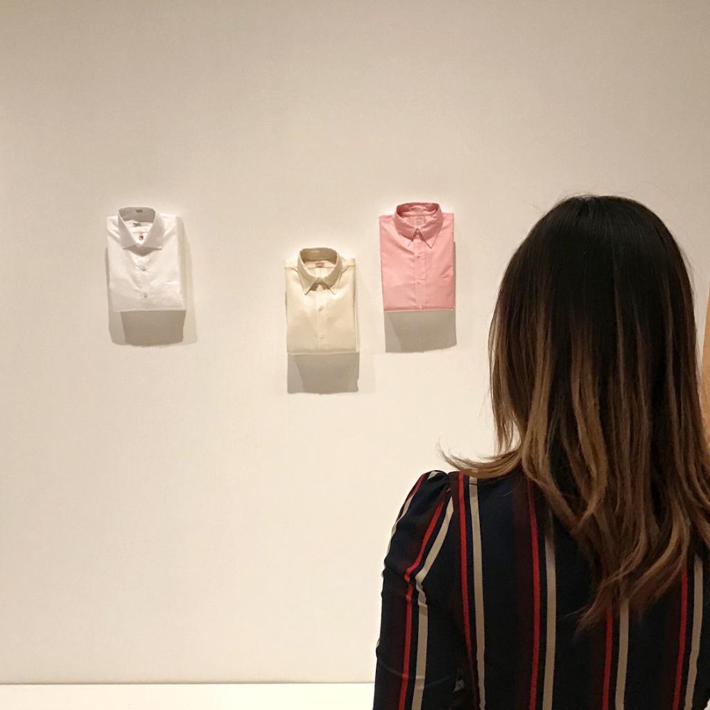 BrooksBrothers's tweet photo. Still haven't seen our Oxford-Cloth Button-Down hanging at the @MuseumModernArt? There's one more weekend to check out their "Items: Is Fashion Modern?" exhibition for over 100 iconic designs that have profoundly impacted fashion. https://t.co/mjunHLUVAp #ItemsMoMA https://t.co/x569pbumxt