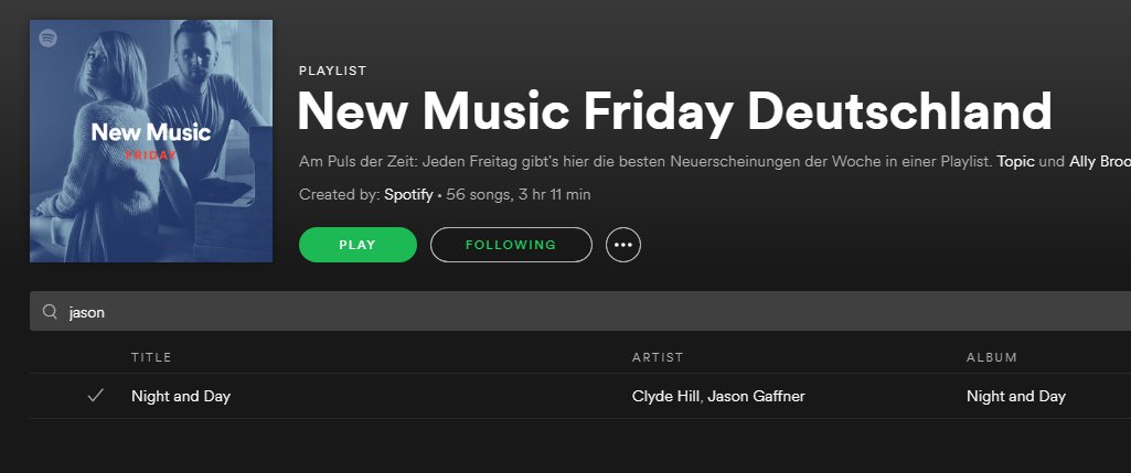 Spotify are absolute madmen for adding this one to NMF Germany, Turkey and Switzerland !