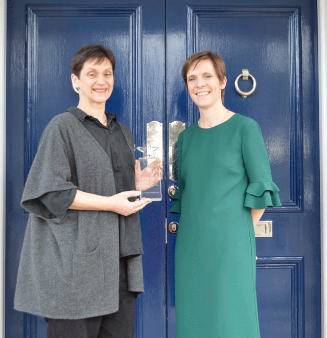 We are delighted to have been recognised as a  Top 10 UK Girls' Boarding School, based on 2017 A level performance, by <a href="/UK_BestSchools/">Education Advisers</a>. Here is the headmistress being presented with the award.