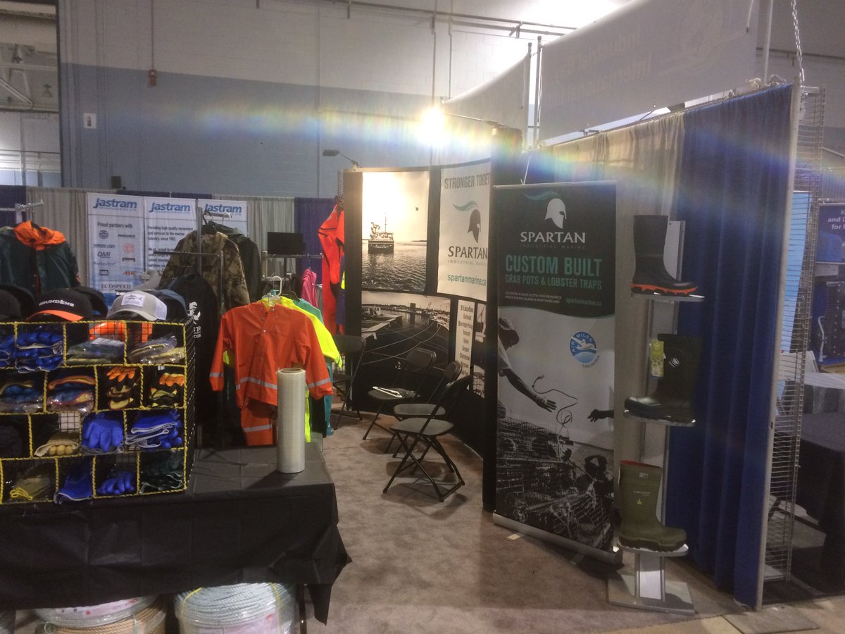Spartan_Marine's tweet photo. Stop by the Fish Canada -
Workboat Canada Show in Moncton on today. We'll at booth 419. Meet the team, bag some swag! Our experts are hand to advise on all your marine requirements. Moncton Colliseum, 377 Killam Drive, Moncton. #spartanmarine #FishWorkboatCAN https://t.co/3BzSfdfsXo