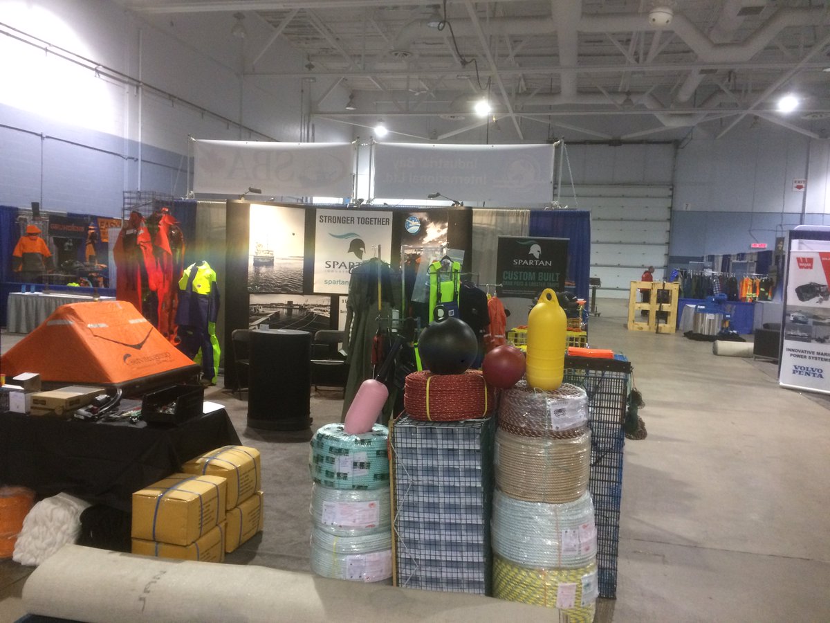 Spartan_Marine's tweet photo. Stop by the Fish Canada -
Workboat Canada Show in Moncton on today. We'll at booth 419. Meet the team, bag some swag! Our experts are hand to advise on all your marine requirements. Moncton Colliseum, 377 Killam Drive, Moncton. #spartanmarine #FishWorkboatCAN https://t.co/3BzSfdfsXo