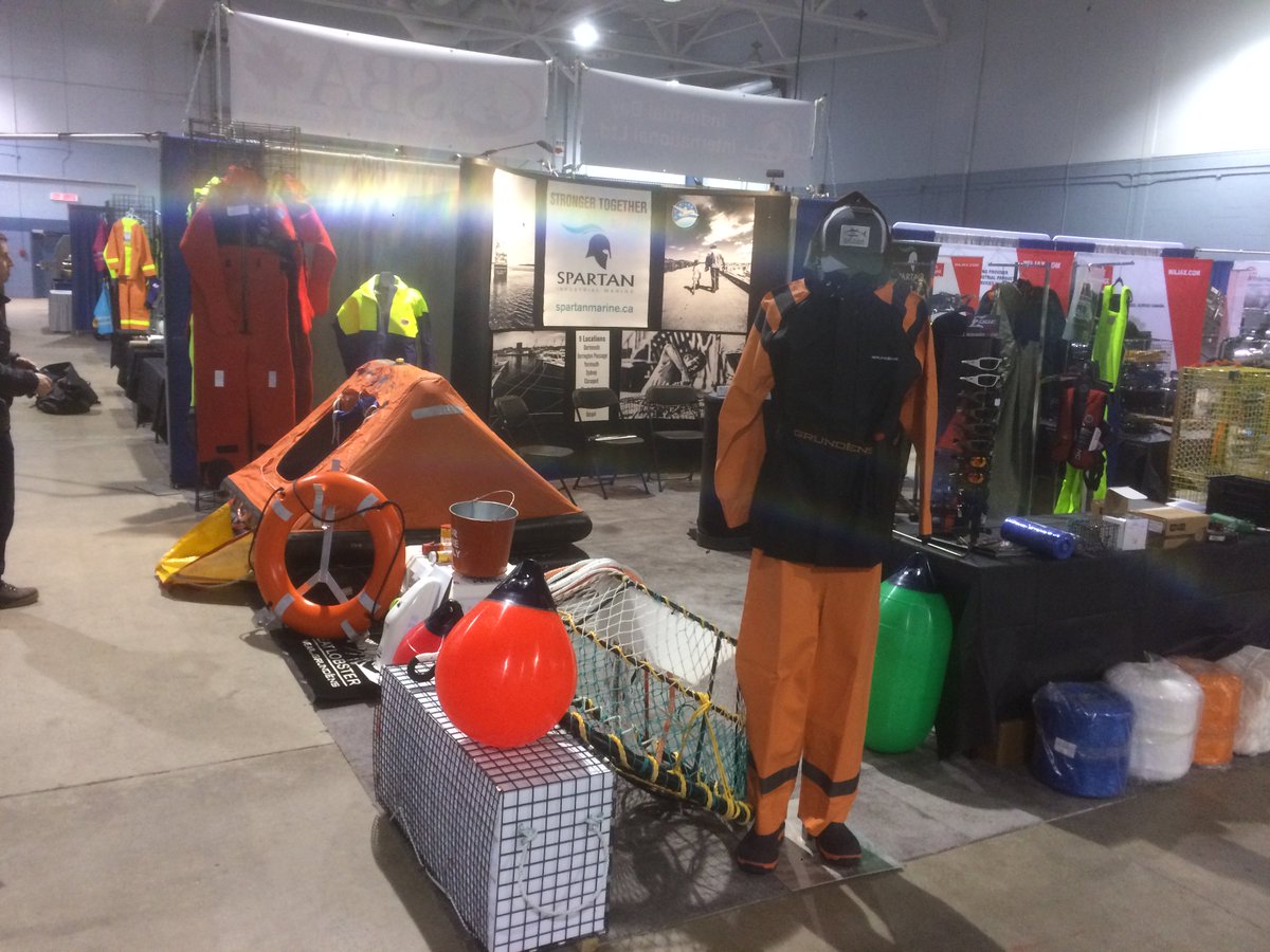Spartan_Marine's tweet photo. Stop by the Fish Canada -
Workboat Canada Show in Moncton on today. We'll at booth 419. Meet the team, bag some swag! Our experts are hand to advise on all your marine requirements. Moncton Colliseum, 377 Killam Drive, Moncton. #spartanmarine #FishWorkboatCAN https://t.co/3BzSfdfsXo