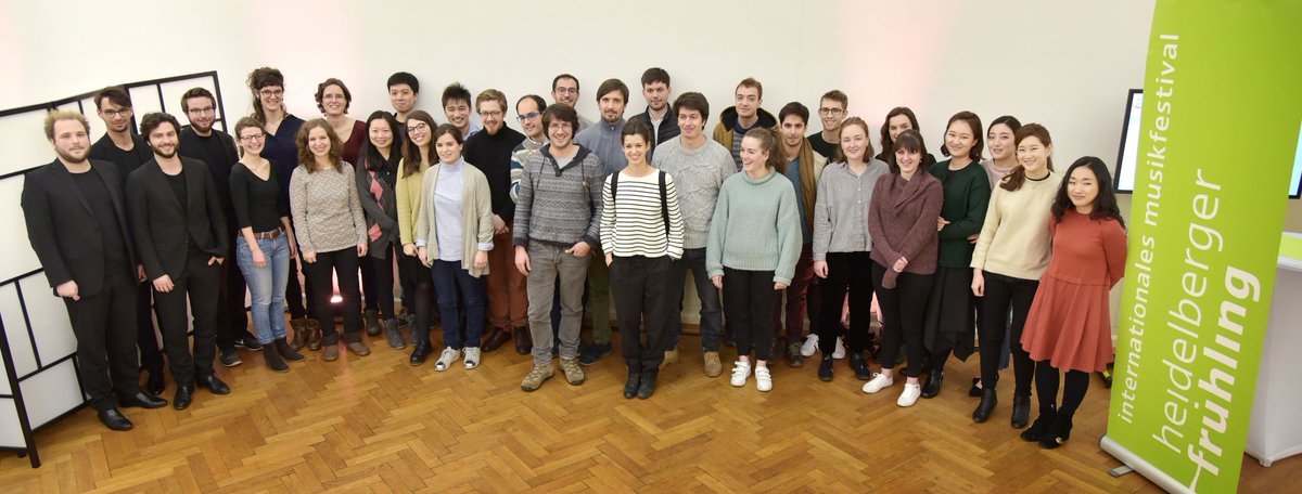 hdfruehling's tweet photo. Twelve string quartets in one day – great start of a long weekend! With happy faces of the winners of the competition and the German premiere of #Srnka's »Future family for string quartet« #sqf18 https://t.co/VI5oGb6xOw