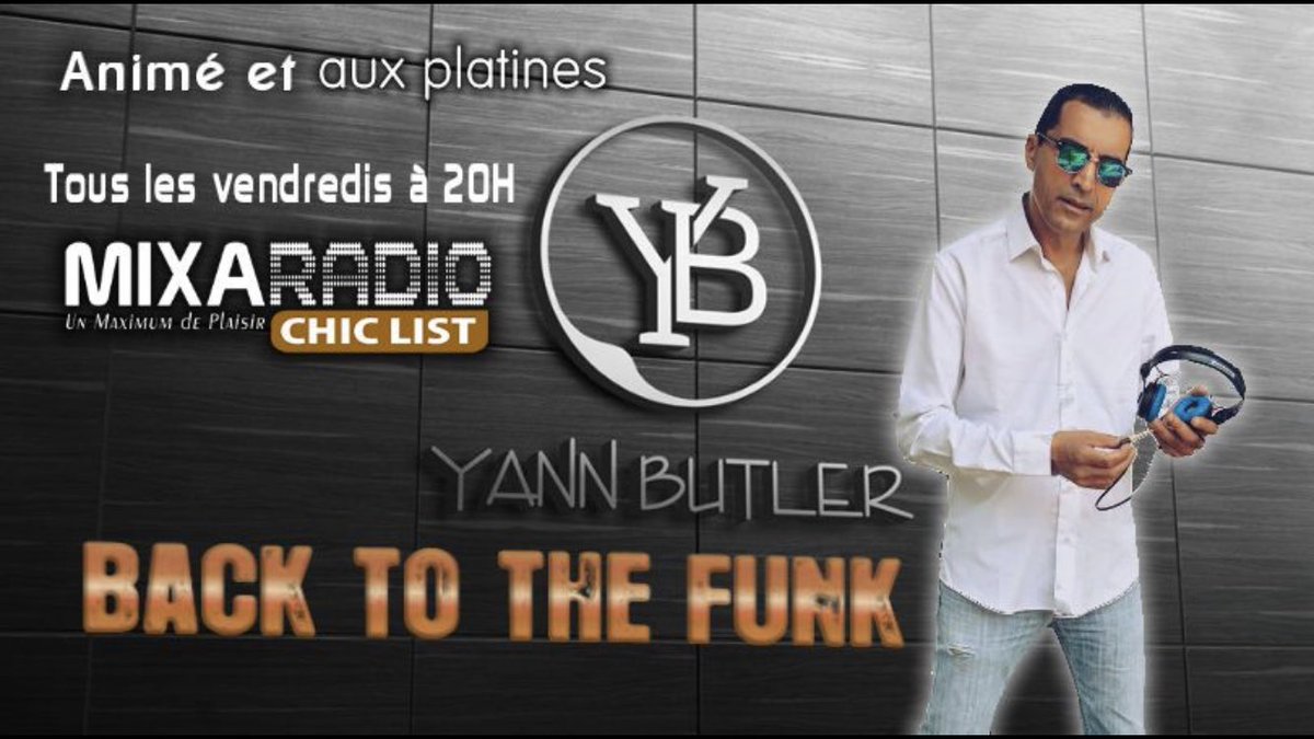 YannBUTLER's tweet photo. #backtothefunk @Mixaradio #yannbutler https://t.co/bQg2mEPWEV