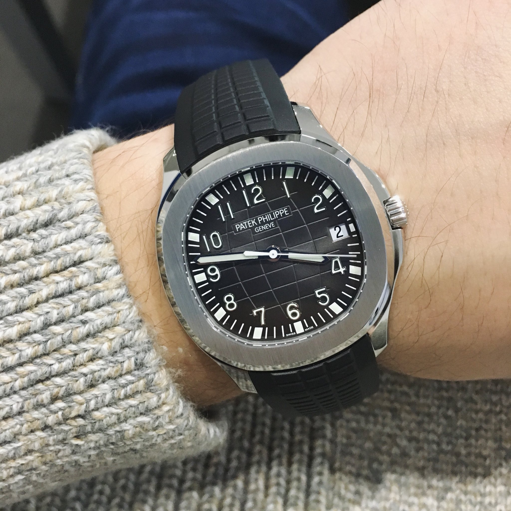 Patek aquanaut on clearance wrist