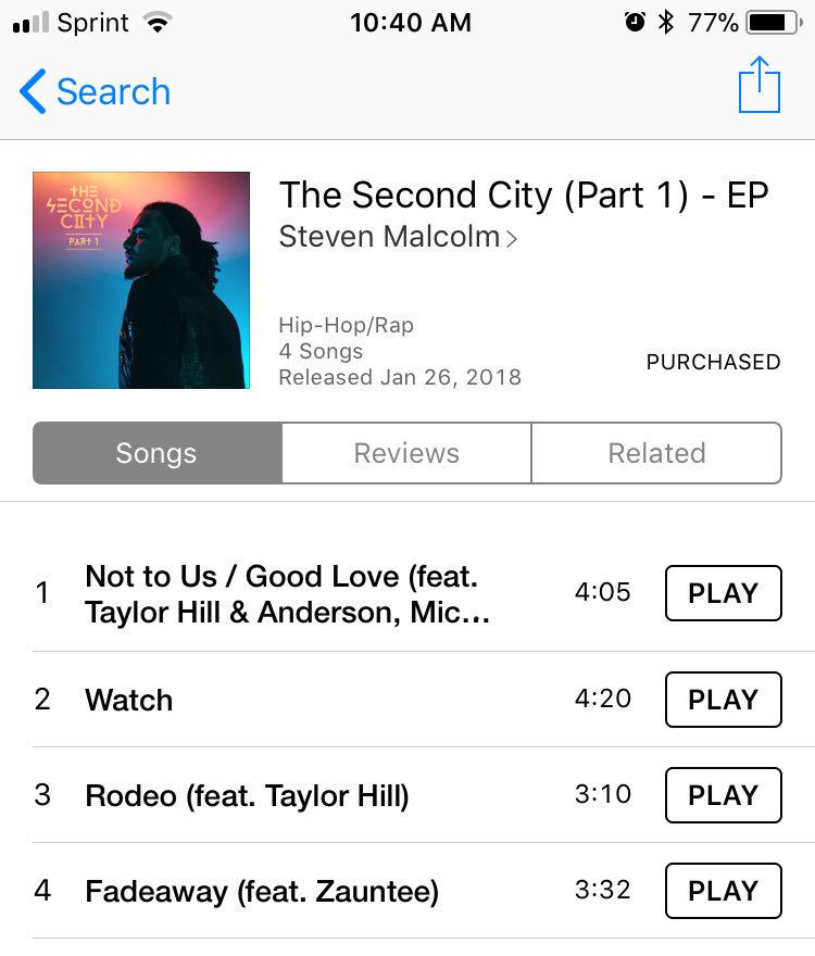 TruthaRaps's tweet photo. Gotta Support @stevenmalcolm EP βThe Second City!β Iβll post my fav. track later today! #SupportCHH #Indie #FollowMeBroLol https://t.co/3FdrtcYwl1