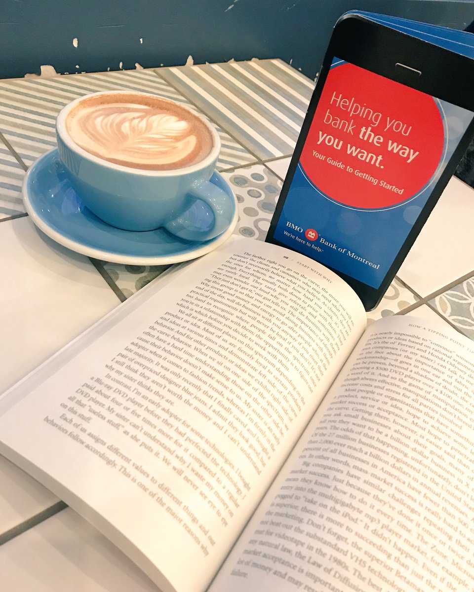 Enjoy the little moments ☕️📖 
Let yourself move to the next chapter 📲💰📈 #mobilebanking #BeingBMO #becomingdigital #proudtoworkatbmo <a href="/BMO/">BMO</a> <a href="/POliveiraRVP/">Paula Oliveira</a> <a href="/HugoLevita/">Hugo Levita</a> @Br2794DandO