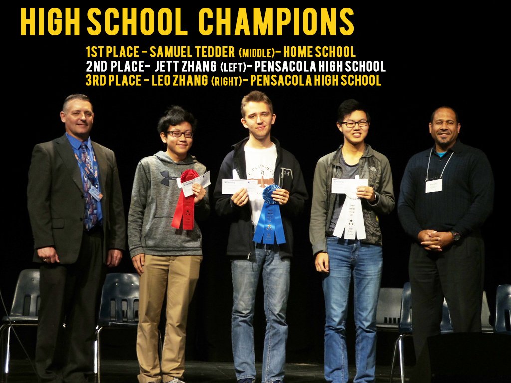 SansingAuto's tweet photo. And that's a wrap on the 42nd Annual Sandy Sansing Spelling Bee. Congrats to our High School Winners! https://t.co/RuIr4nEbU6