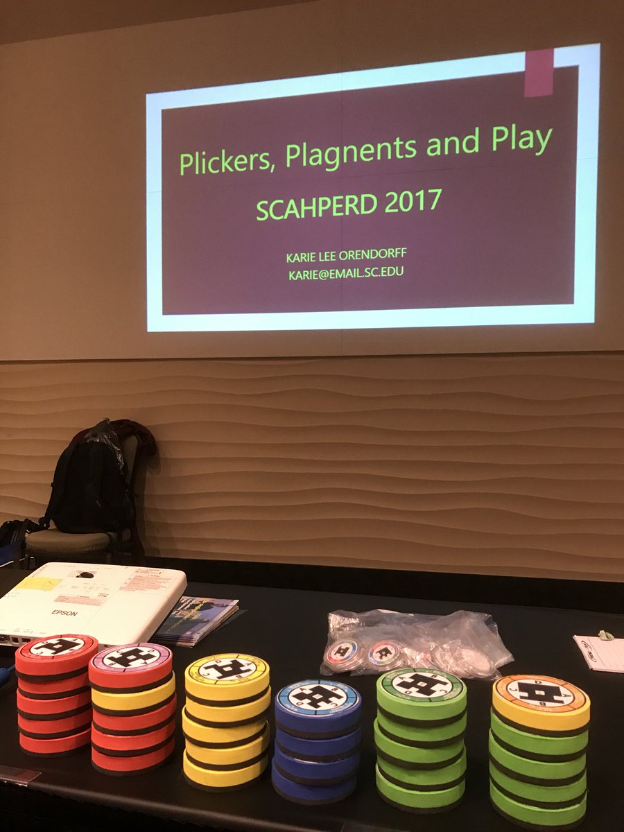 Knifetho's tweet photo. .@Kdorff42 talking @plickers in #PhysEd at #STW18 - Looking forward to collaborating with her to use #Plagnets with @IHTSpirit System #StandardsBasedAssessment https://t.co/TNDS6Le7Gn https://t.co/TMNNXlp717