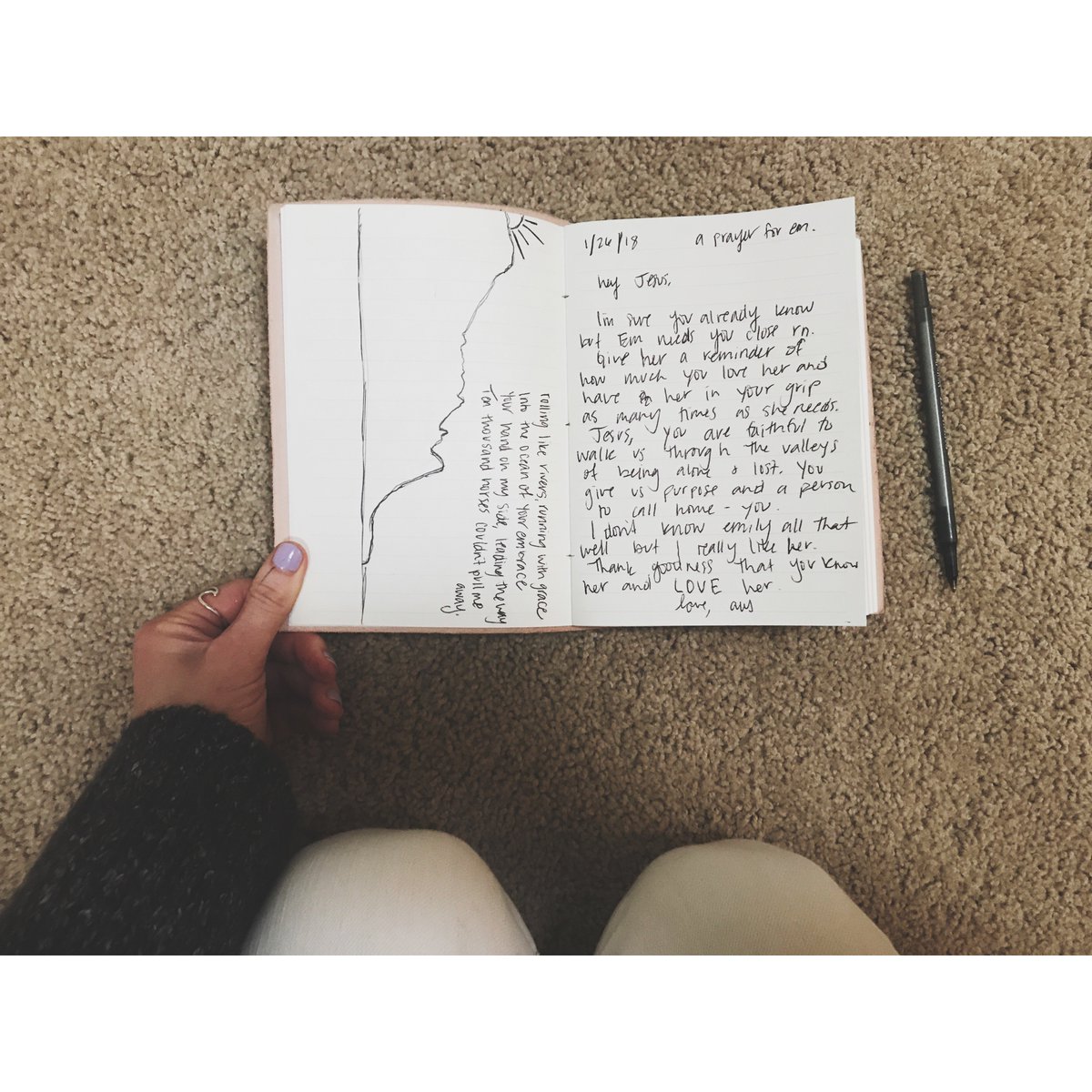 a_faye_l's tweet photo. Sketches &amp; Prayers 
💛 you @emitoms https://t.co/CUNYKnd0Sd