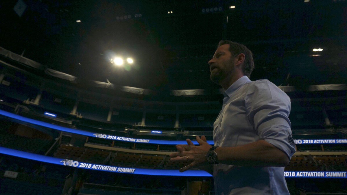DuncanJWardle's tweet photo. Great way to end the week! #MagicSummit18 hosted by @orlandomagic 🏀#Creativity #Innovation https://t.co/glO7CpN2Qd