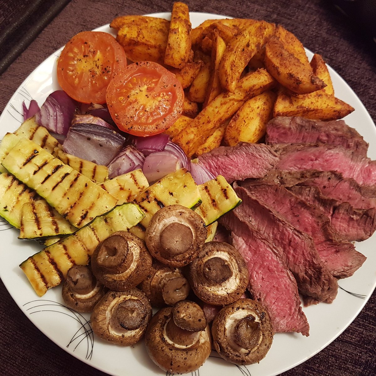 mrsbear83's tweet photo. Thank you @ElmswellButcher yet another awesome steak dinner. #featherblade #slimmingworld #synfreedinner https://t.co/H2ovMvTZ56