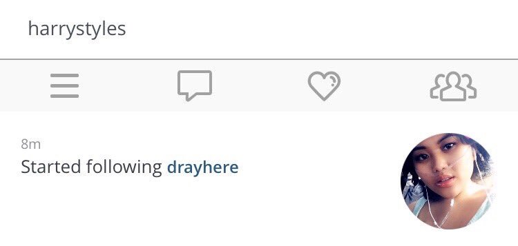 hstylesarchive's tweet photo. 📲 Harry started following drayhere on instagram 19/01 https://t.co/xTNFTU58C1